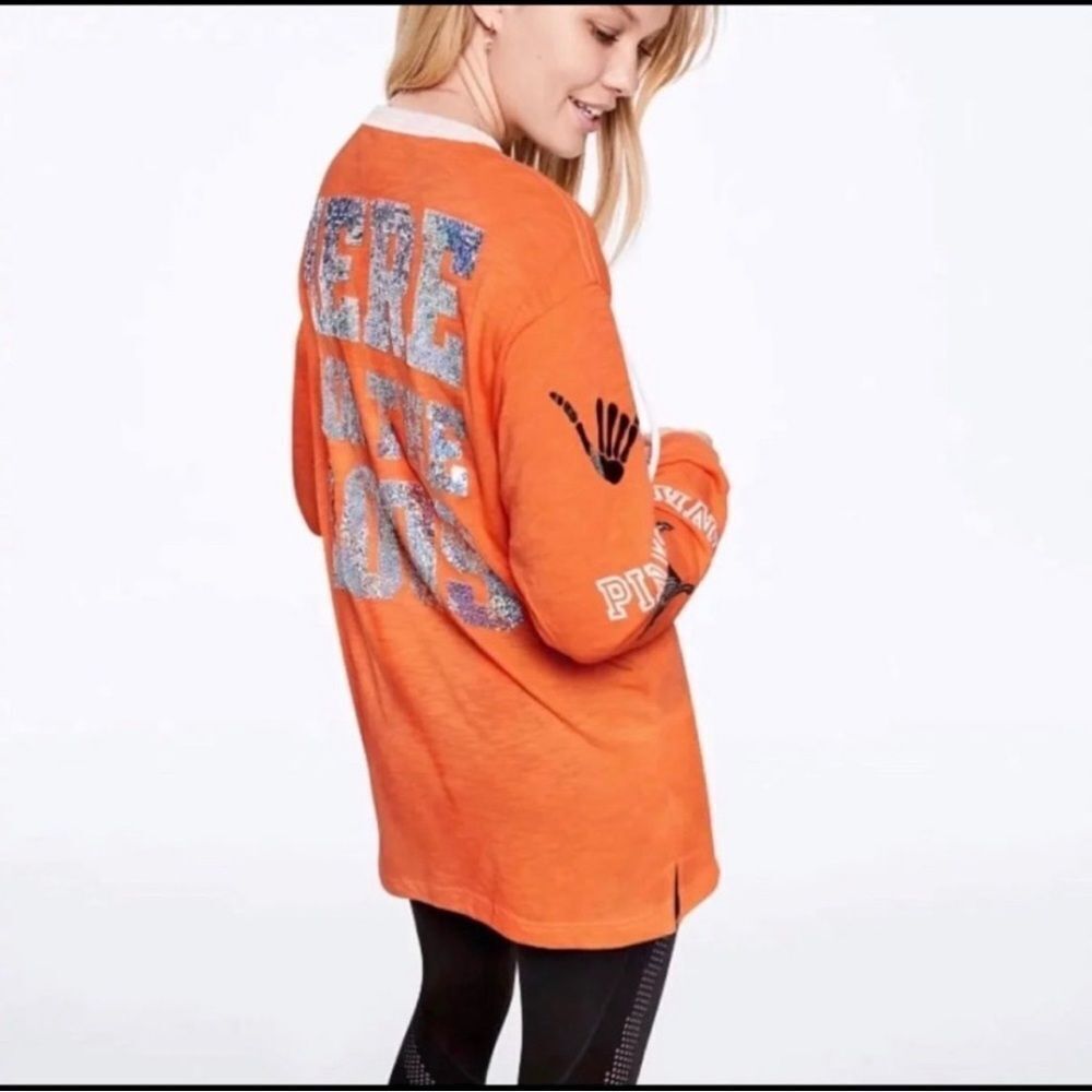 VS PINK RARE HALLOWEEN BLING SHIRT S